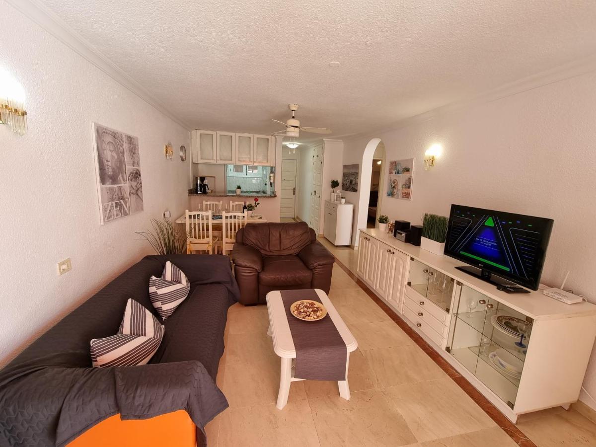 Casa Teide, Ground Floor Apartment Parque Santiago 1, Heated Pool, 100 M To Sea And Beach, Wifi ปลายาเดลาสอเมริกาส ภายนอก รูปภาพ