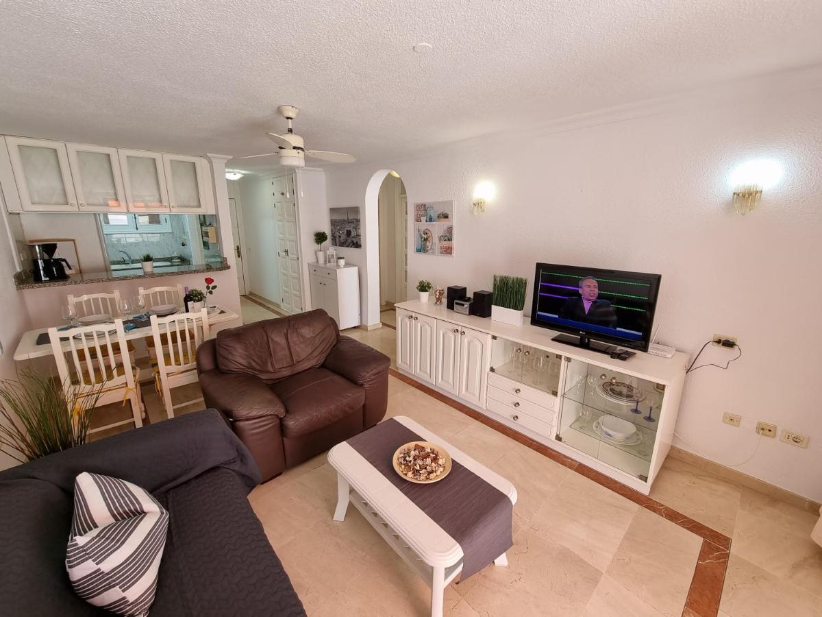 Casa Teide, Ground Floor Apartment Parque Santiago 1, Heated Pool, 100 M To Sea And Beach, Wifi ปลายาเดลาสอเมริกาส ภายนอก รูปภาพ